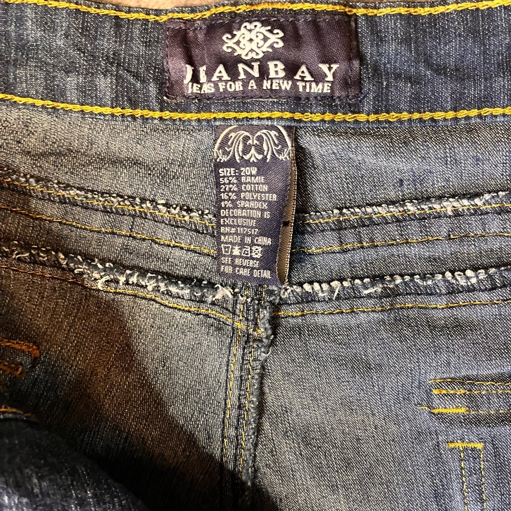 Dark Blue Women’s Capri’s - Classic Denim Style Size 22W - Picture 5 of 11